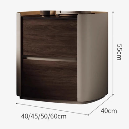 Luxury Simple Night Table Modern Storage Italian Style Nightstand Exquisite Trendy