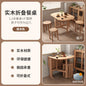 Dark Folding Dining Tables Slim Provincial Chic Modern Dining Tables Retro Mid Century Mesa Comedor Plegables Furniture For Home