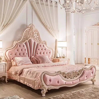 Girls Elegant Double Bed Australia Soft Designs Queen Storage Double Bed Luxury Modern Wooden