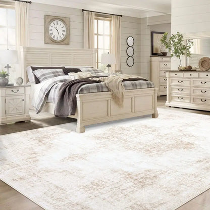 Rugs 8x10 Vintage Rug Large Washable Living Room Rug Retro Medallion Distressed Rugs Soft Low Pile NonSlip Indoor Floor Carpet f