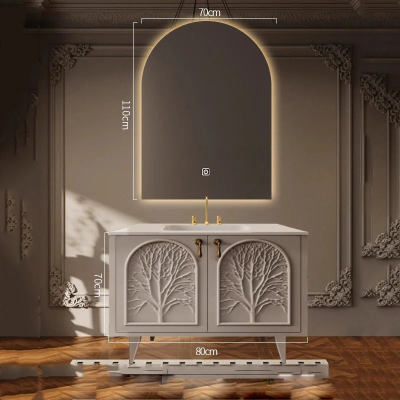 Luxury Skincare Bathroom Cabinet Over Dressers Organizer Mirror Storage Cupboard Perfume Vanity Archivadores Trendy Furniture
