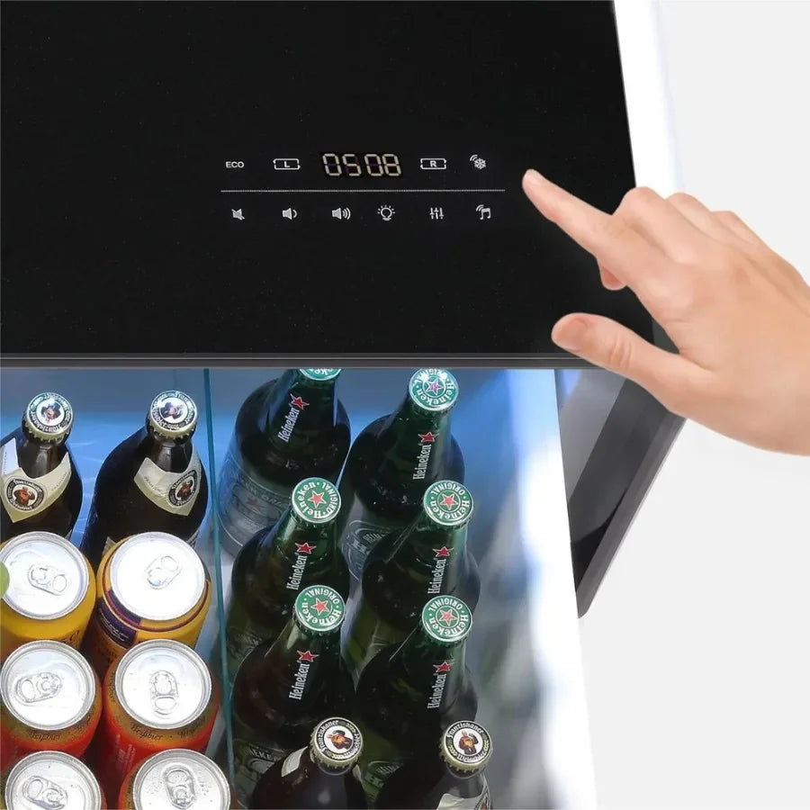 Coffee Table With Builtin Fridge Bluetooth Speaker Wireless Charging Modern Smart Touch Control