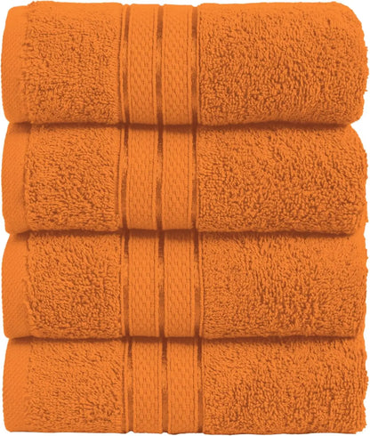 6-piece towel set, 100% Türkiye cotton, 2 bath towels, 2 hand towels and 2 bath towels, fast drying and water absorption