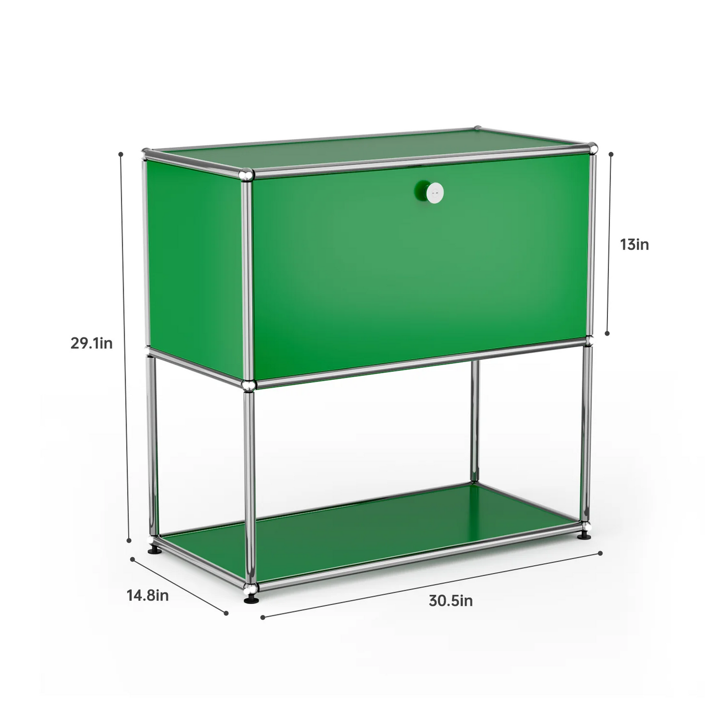 Modern Storage Cabinet Versatile Free-Standing Organizer for Living Room Bedroom and Home Office Bookshelf