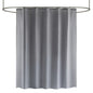 Heavy Duty Solid Shower Curtain Fabric Waterproof Bathroom Curtain Long Stall Size 230CM Black White Grey Brown Blue Color