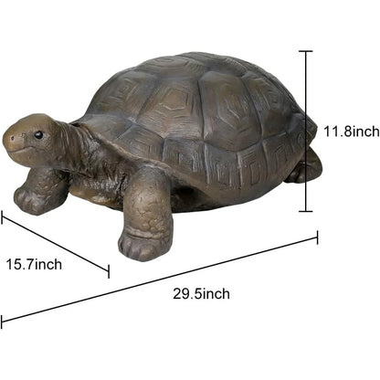 Charming turtle statues of concrete Durable and decorative lawn,garden ornaments perfect create welcoming atmosphere