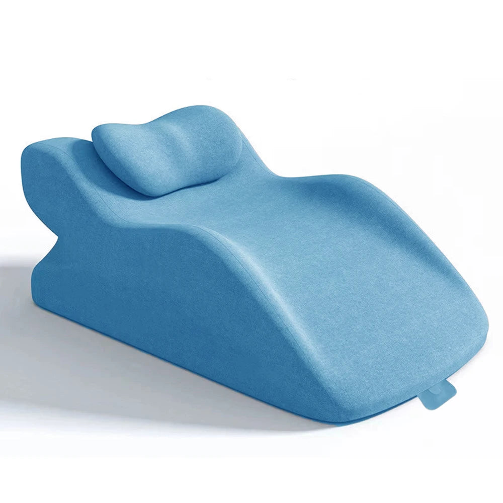 Bed Wedge Pillow for Acid Reflux or Sleeping with New Prone Position Ergonomic Pillow for Reading, Couple's Lying Pillow