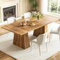 Dining Table for 6 People,Rectangle Table with Heavy Duty Legs, Modern Dining Table for Kitchen, Dining Room