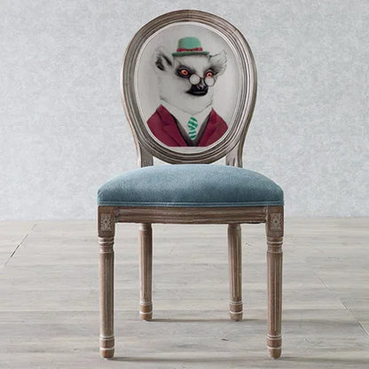 European Retro Dining Chairs Restaurant Old Solid Wood Stool Furniture Diffuse Cafe Hotel New Chinese Designer Fashion Chair