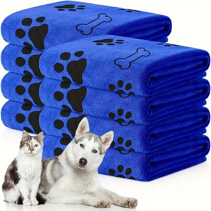 2pcs Soft Microfiber Dog Towels - Quick Dry, Absorbent Pet Bath & Grooming Towels For Dogs Dog Towels
