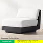 Luxury Outdoor Lounge Set - U-Shaped Sofa for Large Terrace, Pool Parties - Woven Design with Thick Cushions Coffee Table