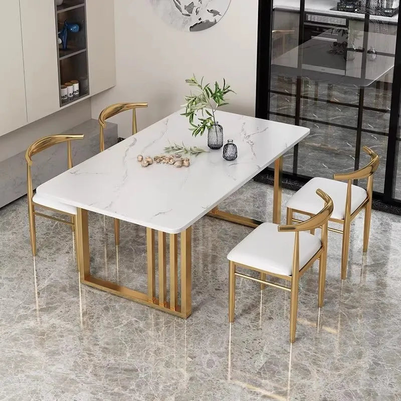 luxury kitchen furniture dining set bedroom set furniture diningset 6 chairs with table conference tables & chairs modern Nordic