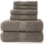 6PCS / 3PCS Cotton Towel Set Luxury Lace Embroidered Bath Towel Face Towel Hand Towel Washcloths Quick Dry Terry Towels 17Colors