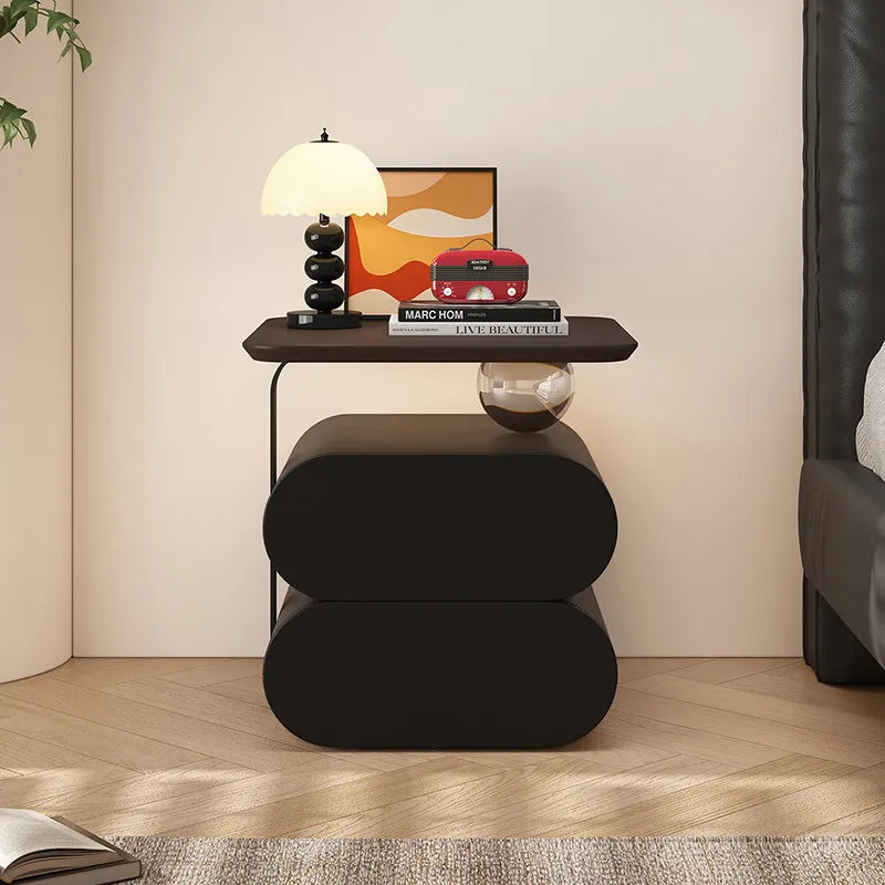 Cream Style Bedside Tables Delicacy Creative Drawers Storage Night Table Light Luxury Muebles Para Dormitorio Bedroom Furniture