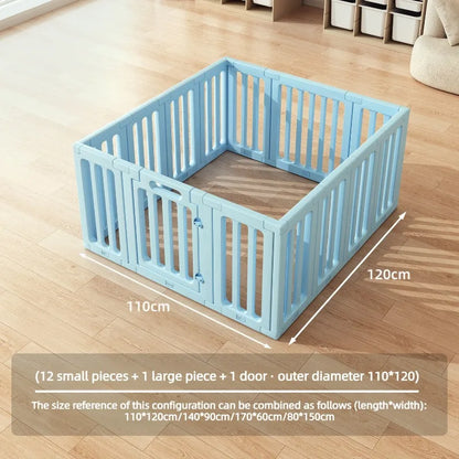 DIY Puppy Playpen Adjustable Plastic Dog Play Fence Safety Door Indoor Dogs Fences Portable Small Medium Dogs Pet Cage Enclosure