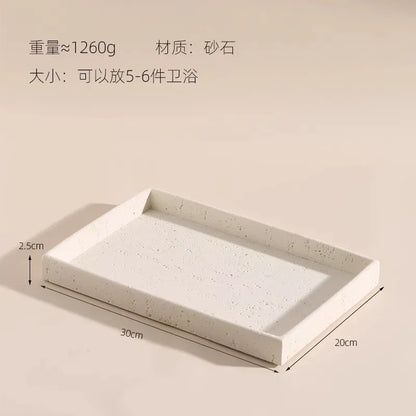 Bathroom Lotion Bottle Toothbrush Holder Tray Toiletry European Home Bathroom Products Hotel Electric Toothbrush Shelf