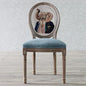 European Retro Dining Chairs Restaurant Old Solid Wood Stool Furniture Diffuse Cafe Hotel New Chinese Designer Fashion Chair