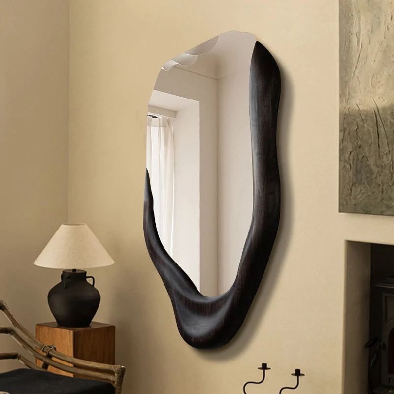 Irregular Wall Mirror Living Room Modern Girls Men Bedroom Bathroom Luxury Funky Mirror Asymmetrical Espelhos Home Decorations