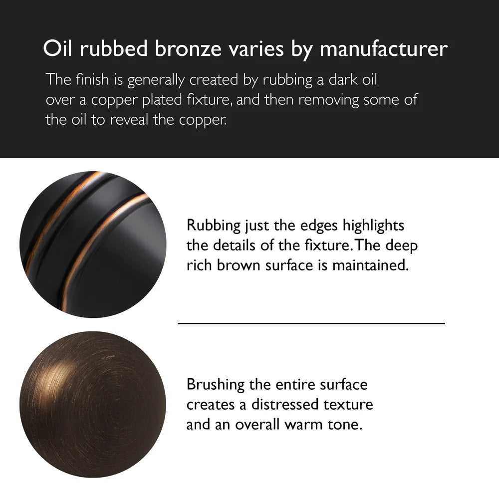 4-Piece Bathroom Accessory Set Oil Rubbed Bronze Towel Bar Toilet Paper Holder Robe Hook Towel Ring Durable Zinc