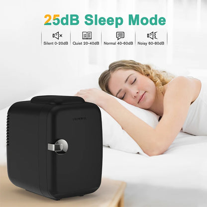 4L Mini Fridge 110V 220V Beauty Makeup Skincare Refrigerator AC/DC Heated Cooling Beauty Refrigerator Car Mini Fridge