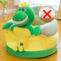 Cute Baby Sofa Support Seat Cover Plush Chair LearningTo Sit Feeding Chair Comfortable Toddler Nest Puff Washable Without Filler