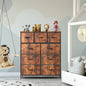Dresser For Bedroom With 9 Fabric Storage Drawer Wardrobe Tall Chest Organizer Closet Adult Kids Clothes Cabinet Furniture