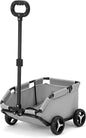 Lightweight Foldable Pet Stroller 4 Wheels Small Dog Handcart Comfortable Handlebars Foldable Dog Stroller for Small Cats & Dogs