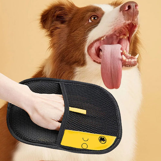 Pet Hair Remover Mitt Pet Grooming Gloves Pet Hair Remover Gloves for Dog Cat Rabbit with Long/Short/Curly Hair