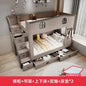 Bunk bed kids with Drawer storage loft double bed Climbing stairs full frames Queen Wooden literas de 2 camas bedroom furniture