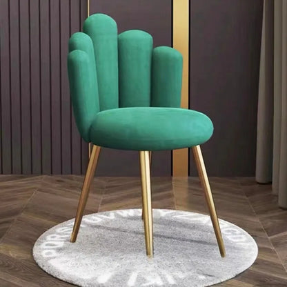 Household dining chair petal chair wholesale designer restaurant back chair soft bag dining chair spot negotiation leisure chair
