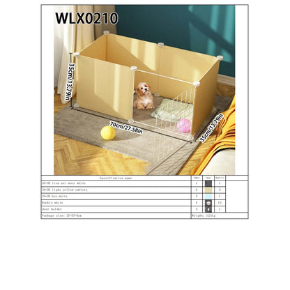 Small Pet Enclosure, Dog Maternity Isolation Pen, Indoor Small Pet Protective Fence, Diy-Assembled Dog House