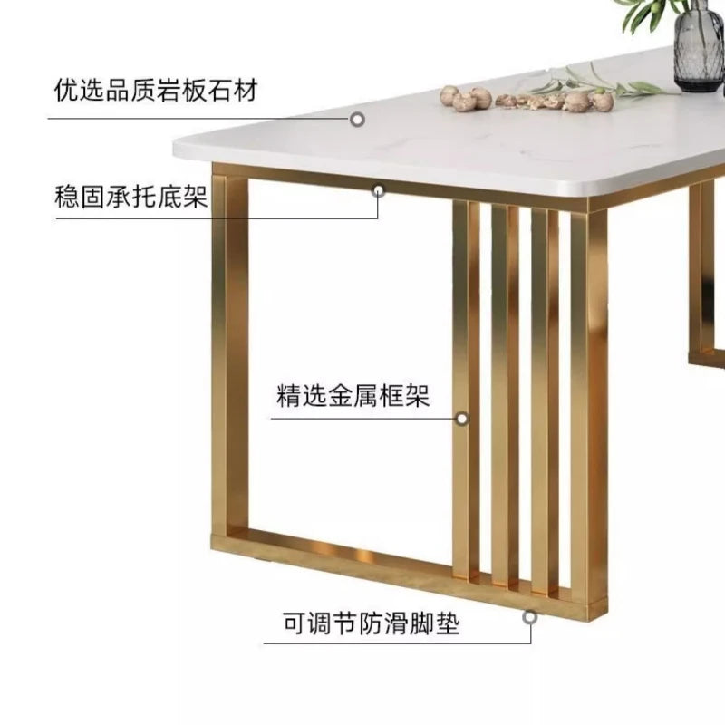 luxury kitchen furniture dining set bedroom set furniture diningset 6 chairs with table conference tables & chairs modern Nordic