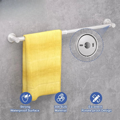 Towel bar adjustable bathroom towel rack bar, wall mounted towel rail, bathroom towel hook