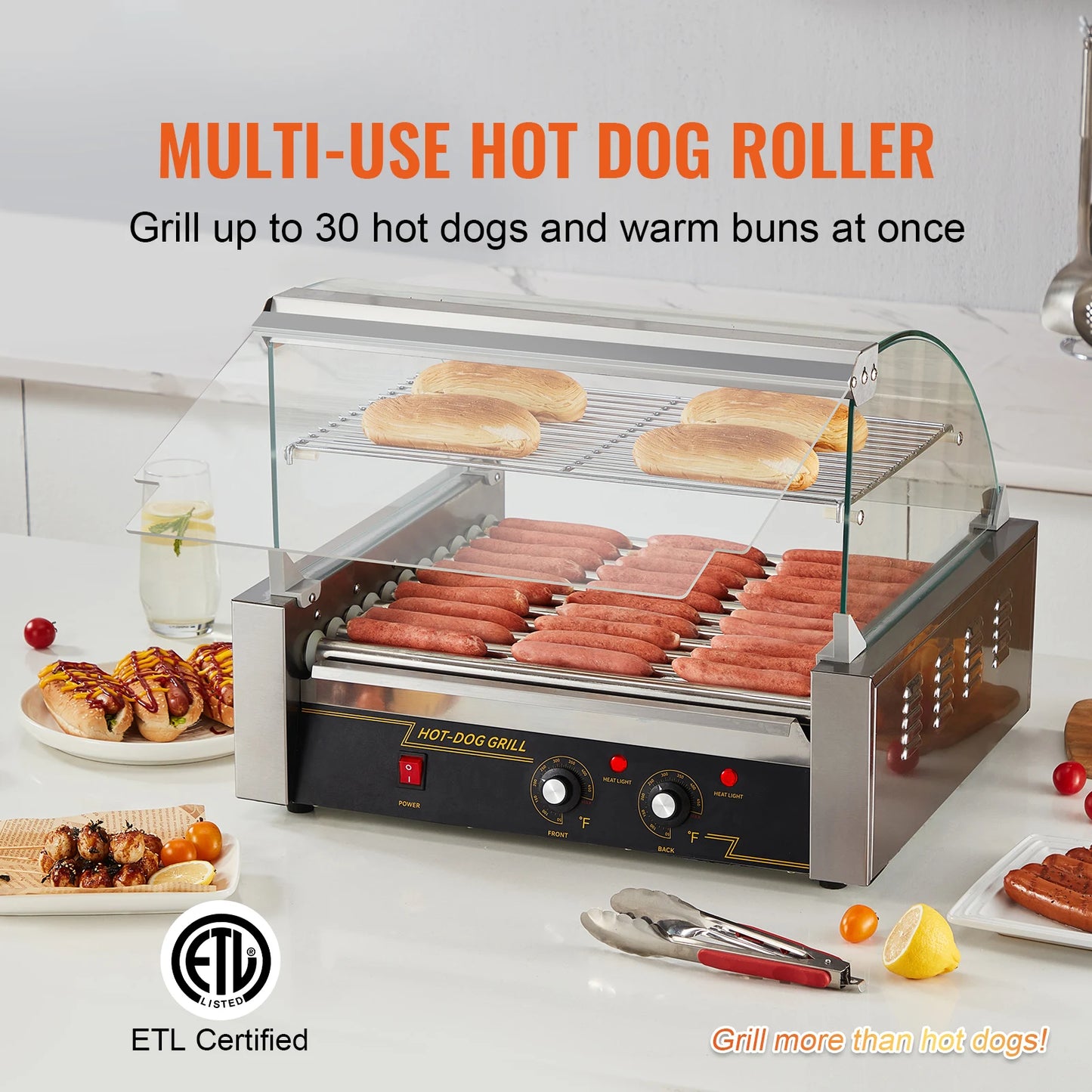 5/7/11 Rods Commercial Hot Dog Roller Electric Sausage Maker Barbecue Grill Machine for Camping Party Home Appliance