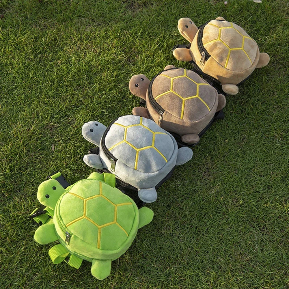 Cartoon Turtle Shape Dog Backpack No-Pull Pet Harness Vest Self Carrier Metal Zipper Large Capacity Backpack