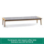 Nordic Outdoor Patio Furniture Set, 3-Piece Wicker Sofa with Solid Wood Frame, Waterproof Sunproof for Garden Balcony