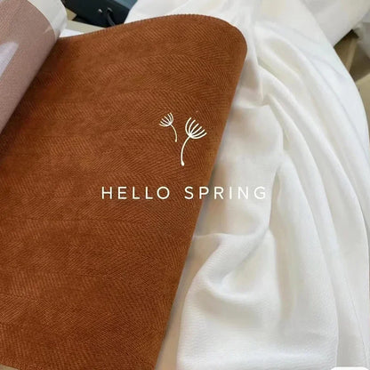 French Chenille Blackout Curtains for Living Room Bedroom Herringbone Pattern Modern Luxury Custom Size Window Drape