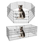 Foldable Metal Dog Playpen for Indoor/Outdoor, Pet Dog Fence Exercise, Pet Puppy Playpen Cage for Yard, Easy Assemble Cat House