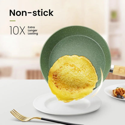 30 Piece Cookware Set Nonstick Pots and Pans Set Granite Kitchen Bakeware Set