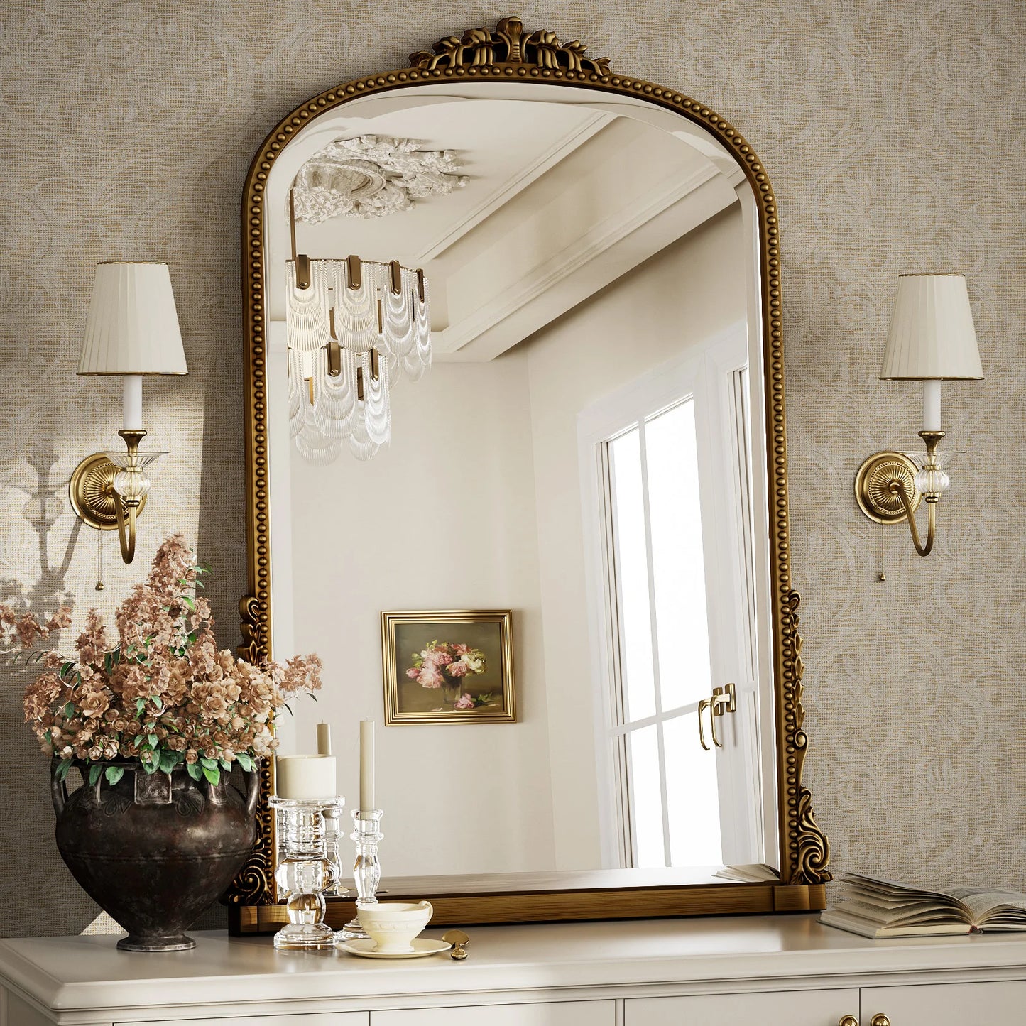 Arched Vanity Mirror Decor Wall Mirror