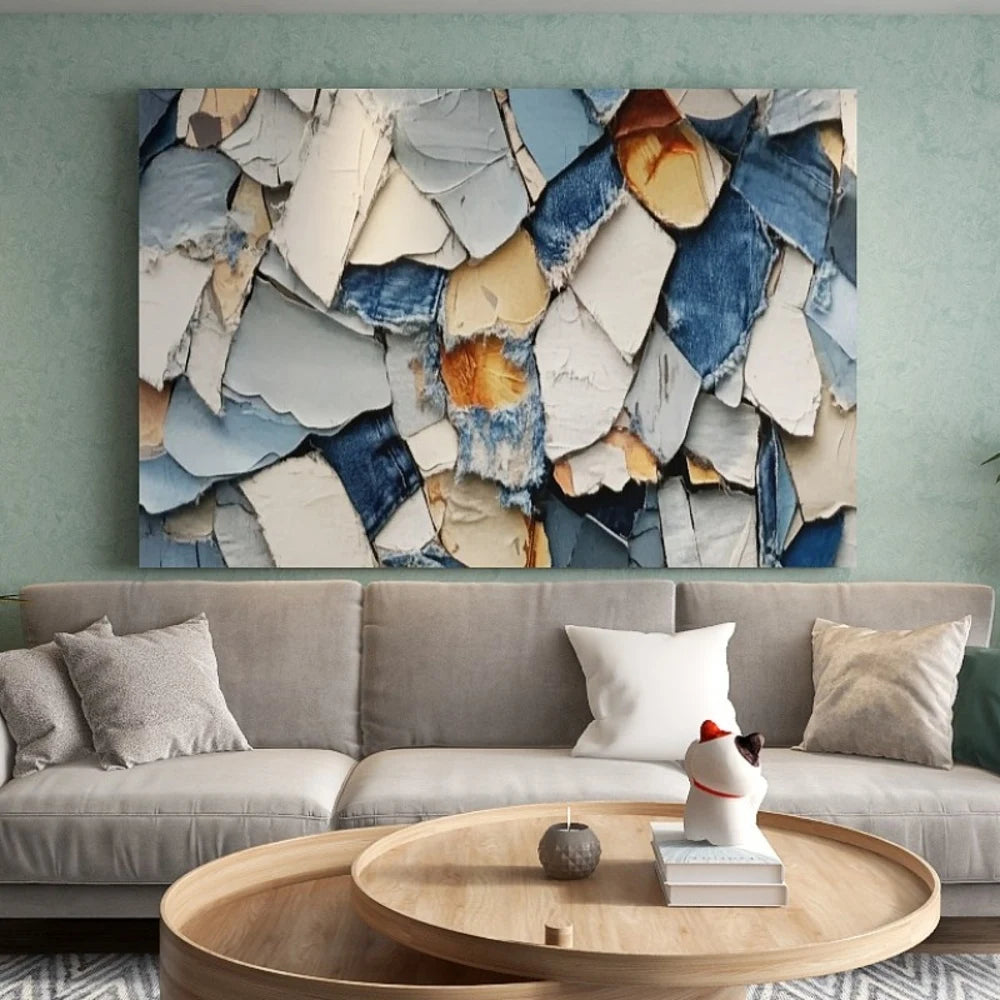 1.5-Inch Thick Pine Solid Wood Frame, Canvas Wall Art, Birthday Gift Art Wall Painting