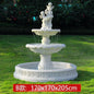 Outdoor garden, fish pond, water feature, courtyard floor-to-ceiling decoration Large European-style flowing water fountain,