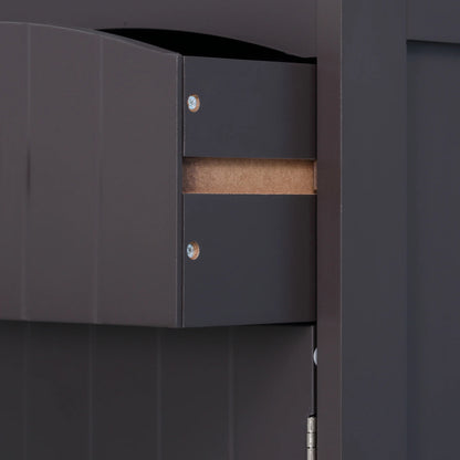 Tall Bathroom Cabinet Free Standing Bath Storage Organizer Linen Tower W/ Shelf