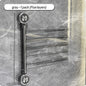 Bathroom Towel Pole Non Perforated Wall Mounted Suction Cup Storage Rack Bathroom Multi Pole Rotating Towel Storage Rack