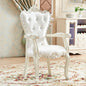 European Solid Wood Dining Chair Princess Lazy Throne Luxury Lounge Chair Fashion Butterfly Ergonomic Muebles Entrance Furniture