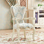 European Solid Wood Dining Chair Princess Lazy Throne Luxury Lounge Chair Fashion Butterfly Ergonomic Muebles Entrance Furniture
