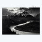 Ansel Adams Lithograph, Teton and Snake Rivers, Dogwood Flowers, Ansel Adams Half Dome, Mountains, Oak Street Landscape Poster,