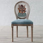 European Retro Dining Chairs Restaurant Old Solid Wood Stool Furniture Diffuse Cafe Hotel New Chinese Designer Fashion Chair