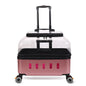 Dog Cat Transparent Bubble Carrier Airline Approved Hard Shell Portable Rolling Luggage Travel Case Dog Stroller Dog Car