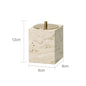 Travertine Bathroom Set Luxury Soap Dish Soap Dispenser Tissue Box Vanity Tray Bathroom Accessories Set